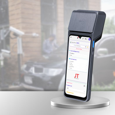 ระบบ VMS ลงทะเบียนด้วยเครื่อง Handheld