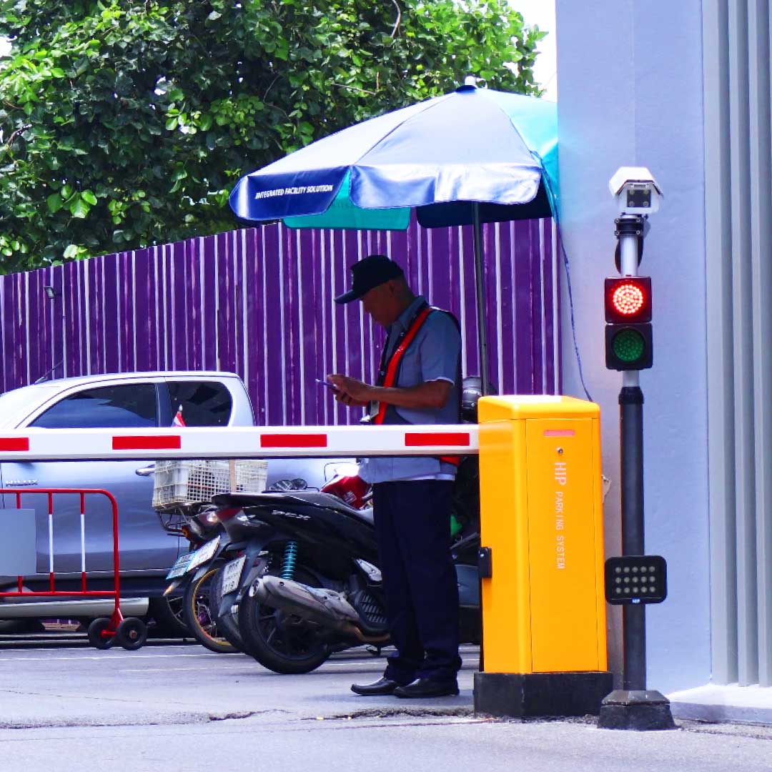 ระบบไม้กั้น  LPR คอนโด