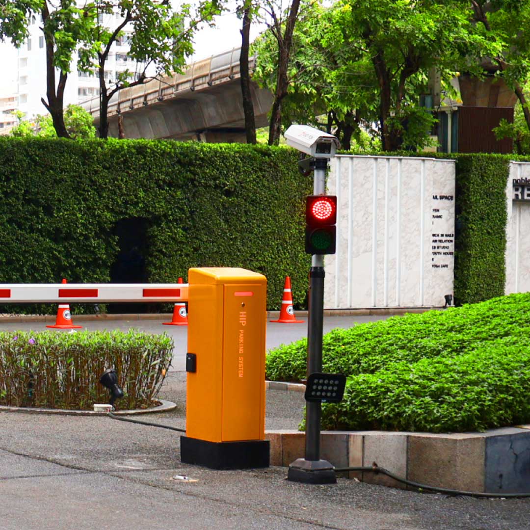 ระบบไม้กั้น  LPR คอนโด