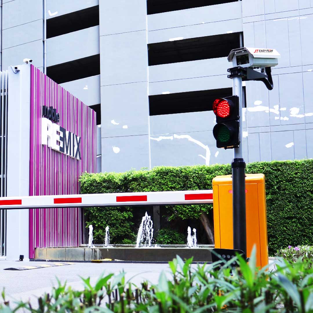 ระบบไม้กั้น  LPR คอนโด