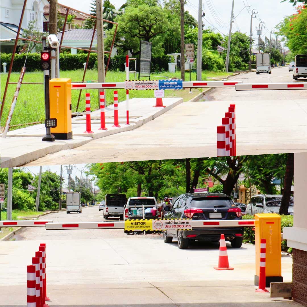 หมู่บ้านสีวลี ปากเกร็ด อัพเกรดระบบไม้กั้นเข้าออก