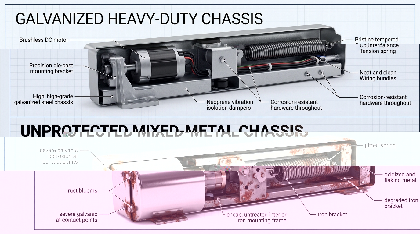 การเปรียบเทียบโครงสร้างภายในตู้ไม้กั้น ป้องกันปัญหา Galvanic Corrosion - JT Solutions